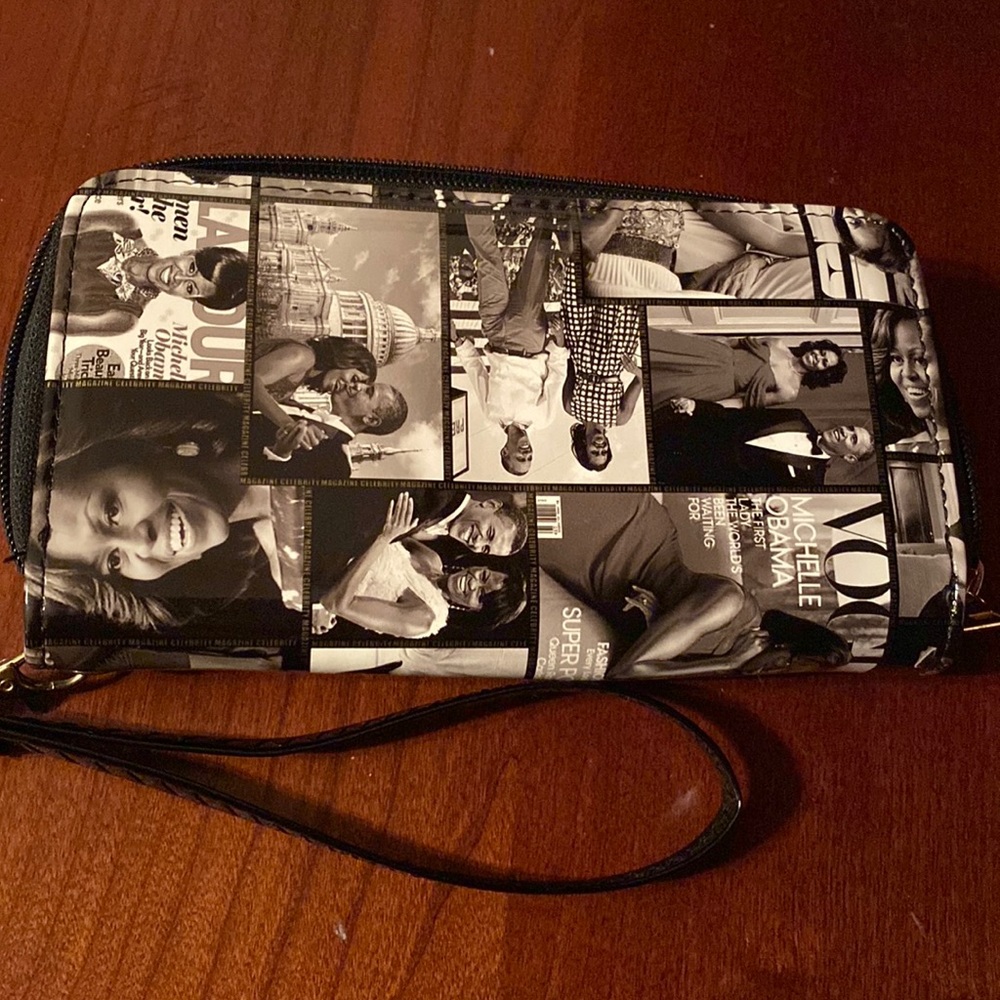 President Obama & Michelle Obama Wristlet -NWOTS